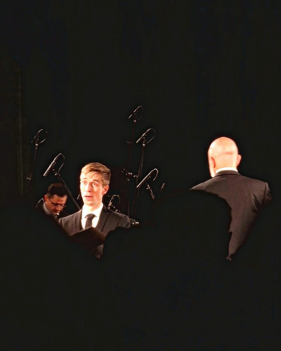 matthäuspassion im mailänder dom, im bild der tenor martin platz